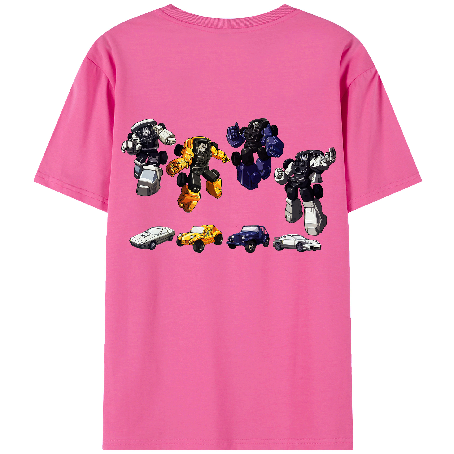 （画像用） Transformers トランスフォーマー レディース半袖Tシャツ(バックプリント)